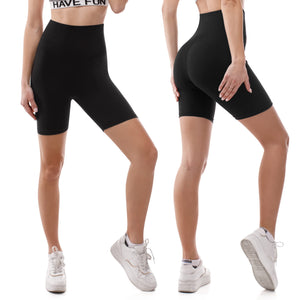 SINOPHANT Short Femme Sport été à Taille Haute Cycliste Legging Court Shorty Anti Frottement Cuisse Short sous Robe sous Jupe - fitnessterapy