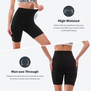 SINOPHANT Short Femme Sport été à Taille Haute Cycliste Legging Court Shorty Anti Frottement Cuisse Short sous Robe sous Jupe - fitnessterapy