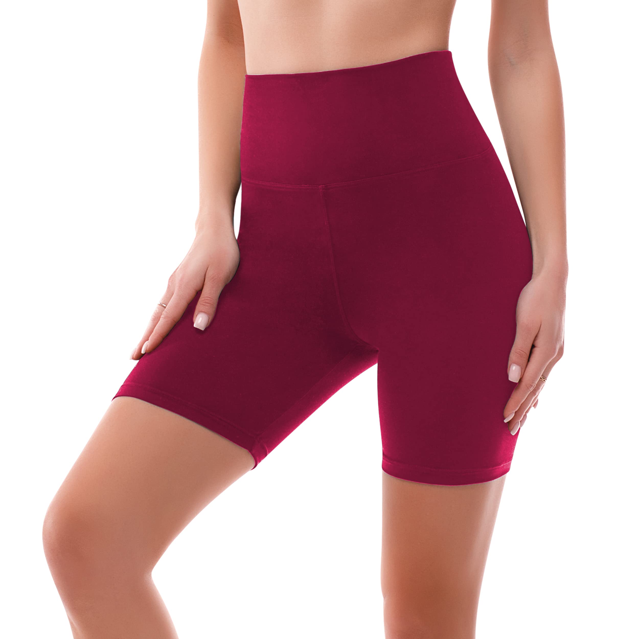 SINOPHANT Short Femme Sport été à Taille Haute Cycliste Legging Court Shorty Anti Frottement Cuisse Short sous Robe sous Jupe - fitnessterapy