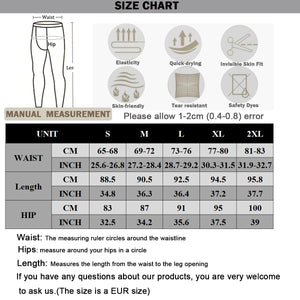 Smatstyle Pantalons de Compression de Running Homme Legging de Sport Fitness à séchage Rapide Collant de Compression Base Layer Long Tight - fitnessterapy