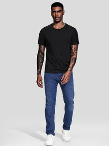 Teesmen Homme Sport T-Shirt 5pack Gym Manches Courtes Courir Simple Mulit Crew Neck Workout T-Shirt - fitnessterapy