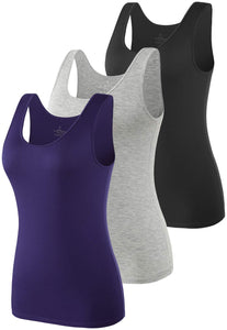 vislivin Débardeur Femmes Décontractés Extensibles Tank Top - fitnessterapy