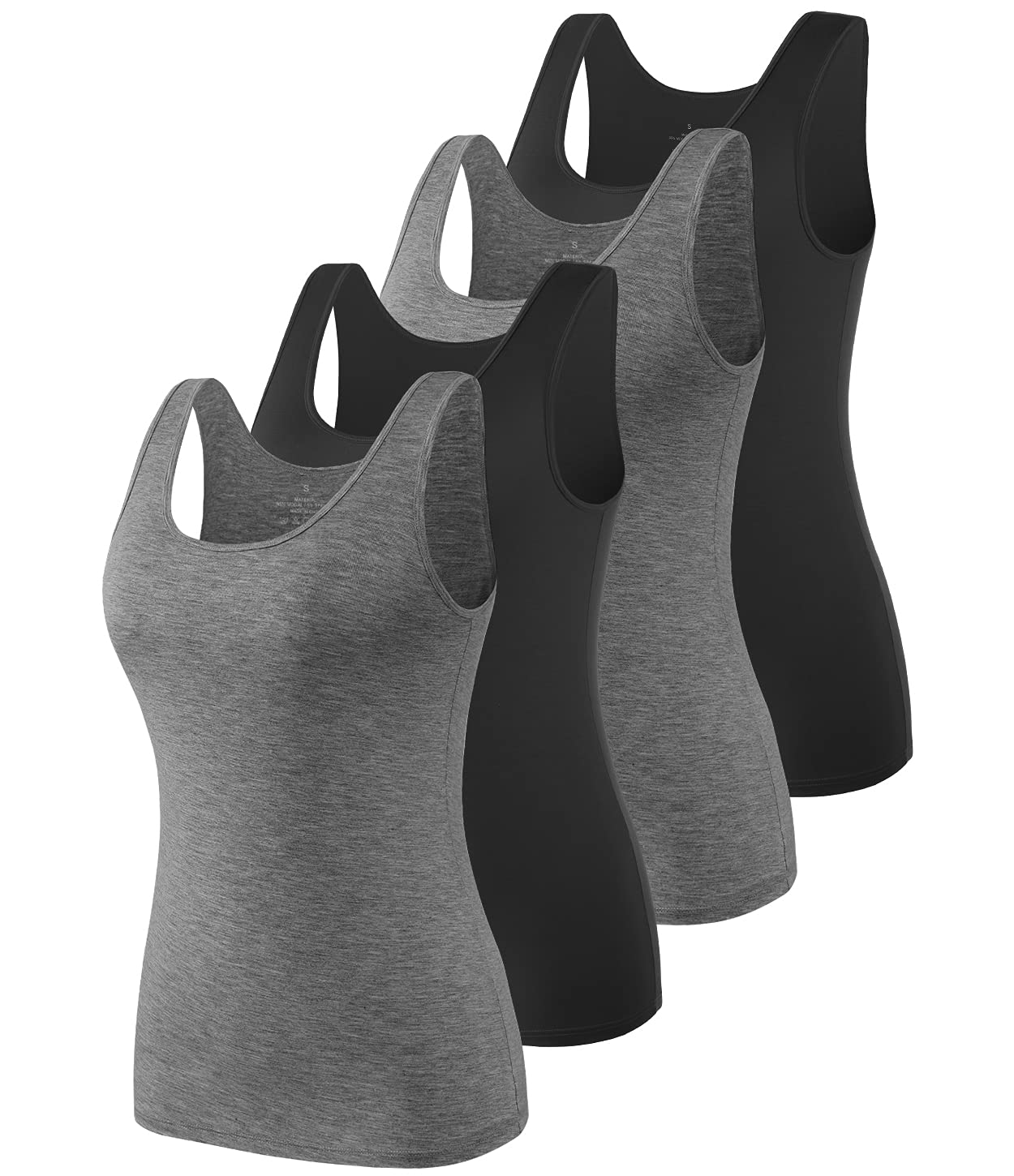 vislivin Débardeur Femmes Décontractés Extensibles Tank Top - fitnessterapy