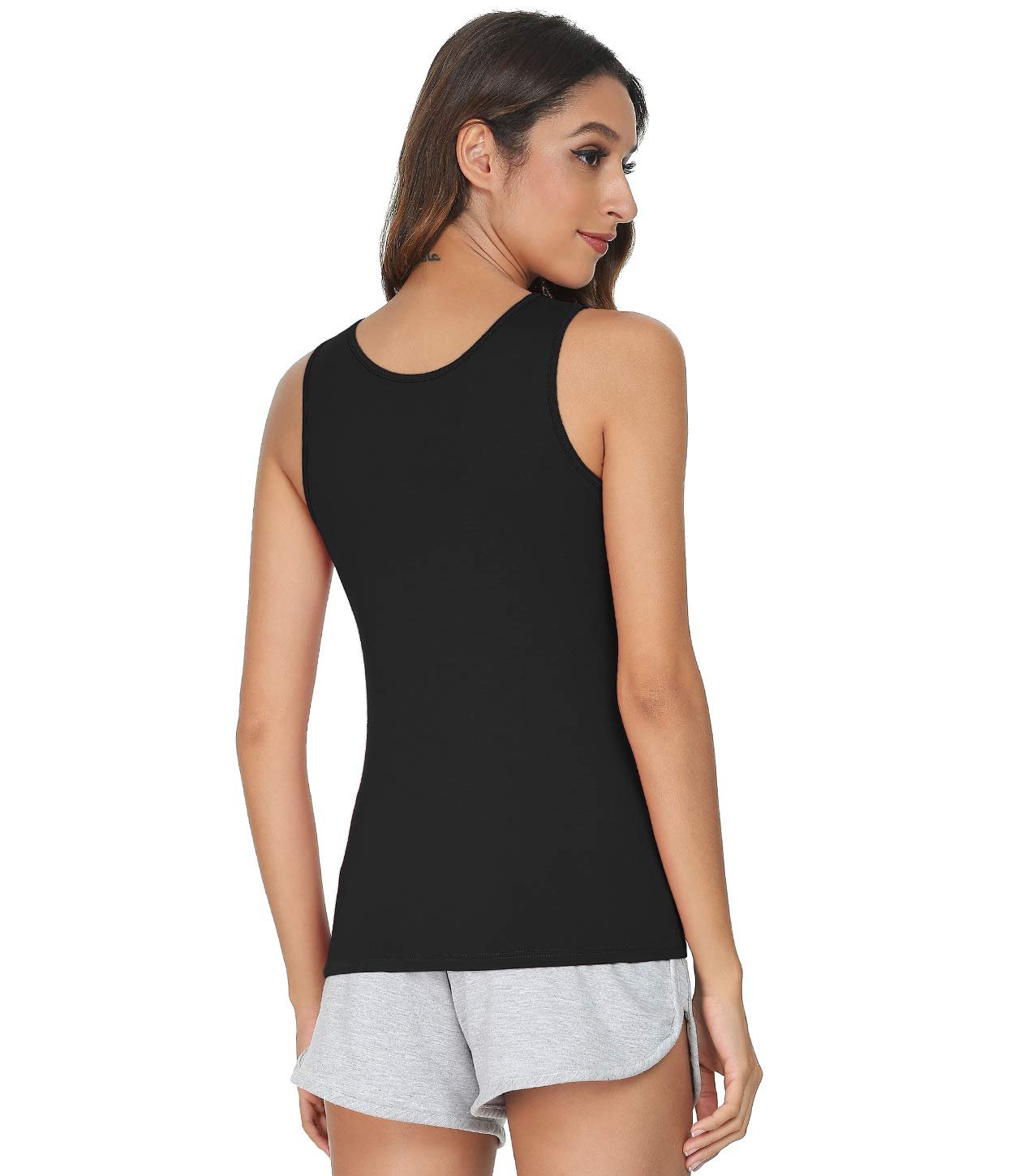 vislivin Débardeur Femmes Décontractés Extensibles Tank Top - fitnessterapy