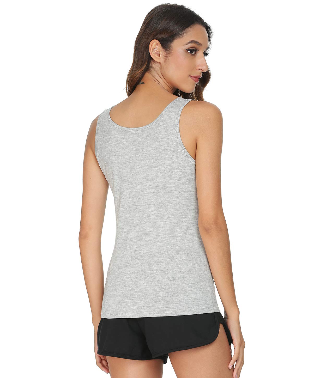 vislivin Débardeur Femmes Décontractés Extensibles Tank Top - fitnessterapy