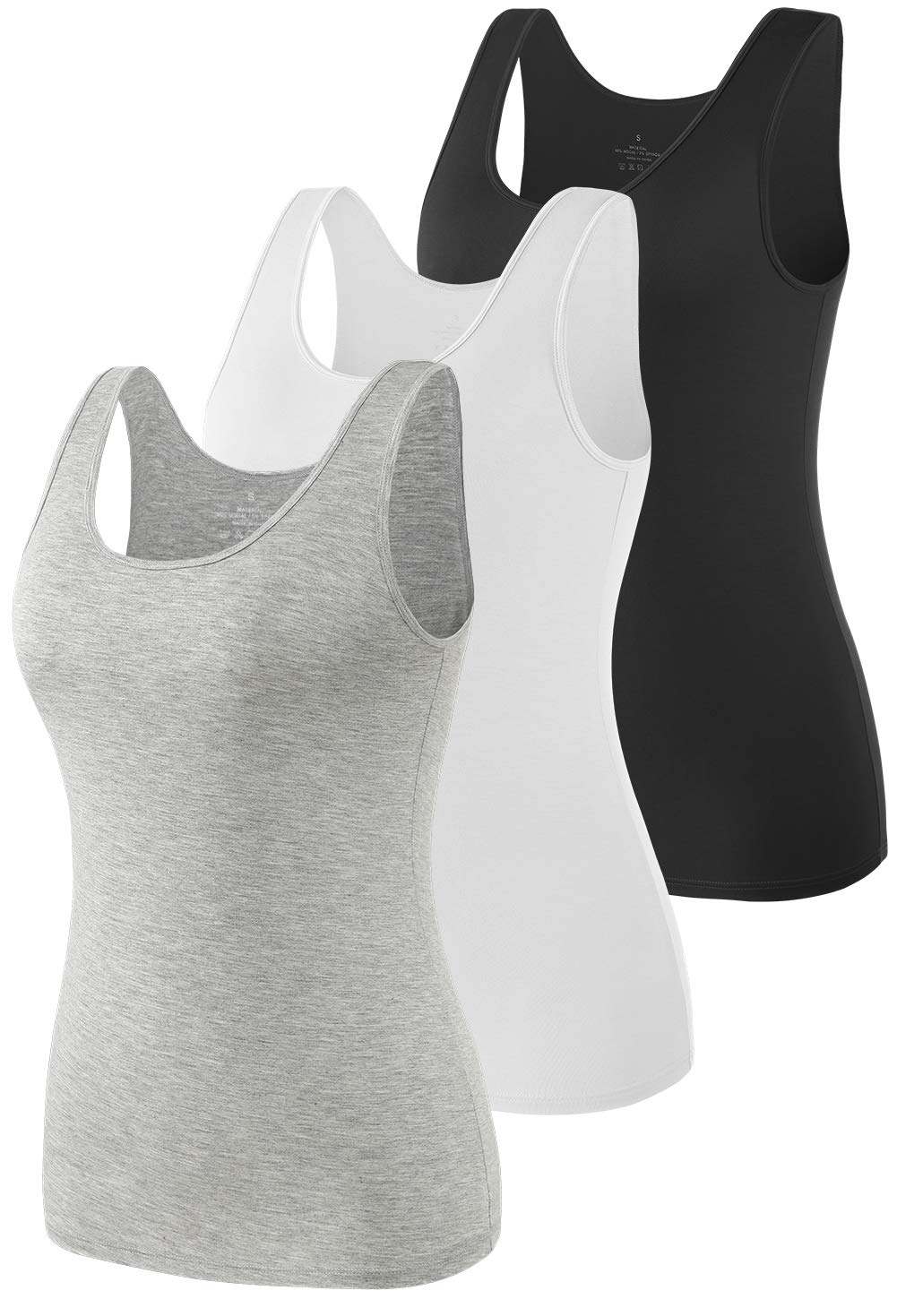 vislivin Débardeur Femmes Décontractés Extensibles Tank Top - fitnessterapy