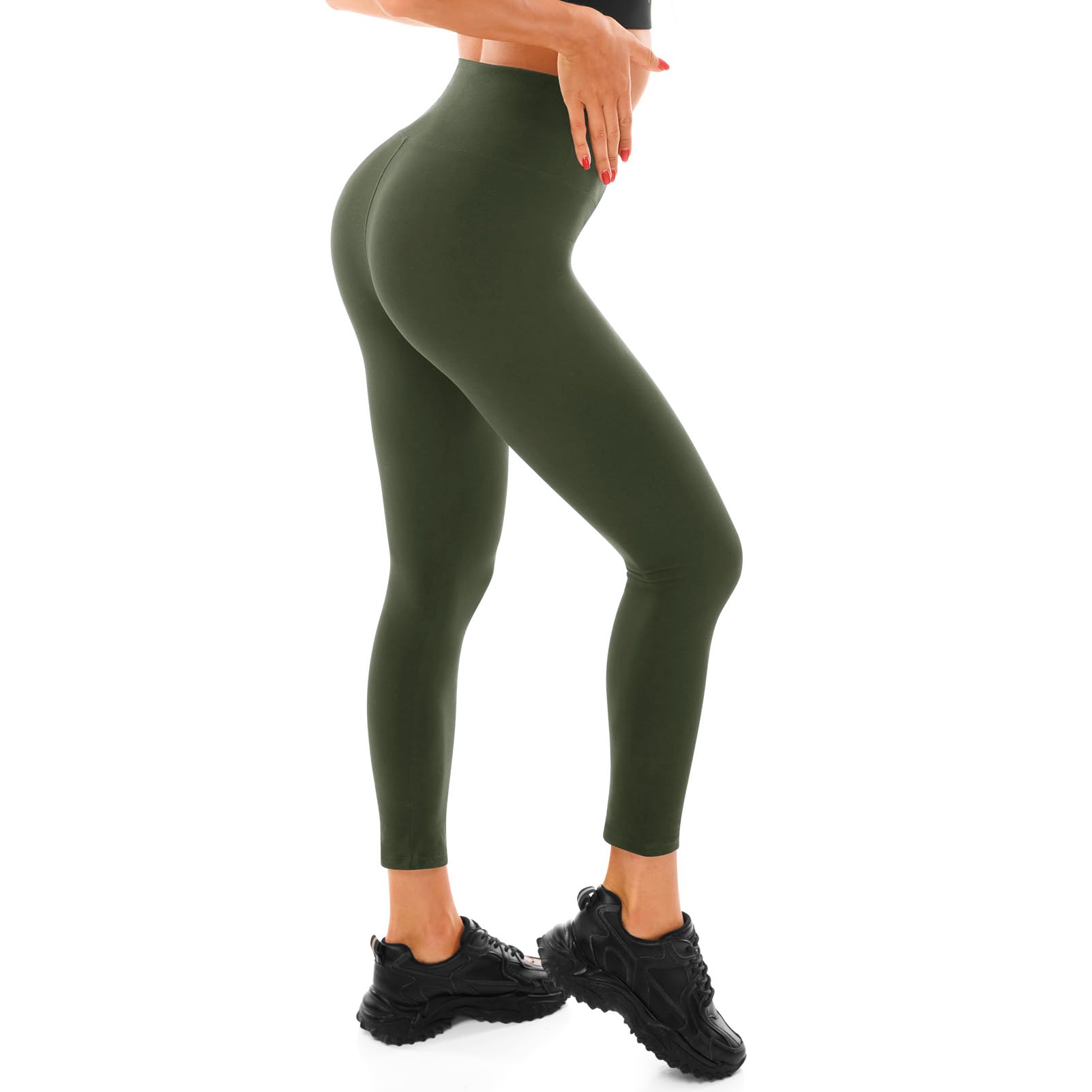 Walifrey Legging de Sport pour Femme, Taille Haute, Noir, pour entraînement, Gym, Sport - fitnessterapy