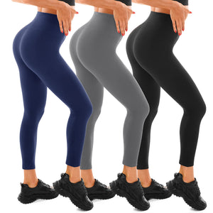 Walifrey Legging de Sport pour Femme, Taille Haute, Noir, pour entraînement, Gym, Sport - fitnessterapy