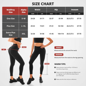 Walifrey Legging de Sport pour Femme, Taille Haute, Noir, pour entraînement, Gym, Sport - fitnessterapy