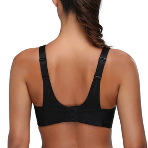 Wingslove Soutien - Gorge Brassiere Sport Femme Grande Taille Impact Elevé sans Armature Non Rembourré Brassière Sport - fitnessterapy