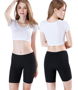 wirarpa Anti Frottement Cuisse Femme Short sous Robe Panty Coton Shorty Lot de 4 - fitnessterapy