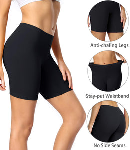 wirarpa Anti Frottement Cuisse Femme Short sous Robe Panty Coton Shorty Lot de 4 - fitnessterapy