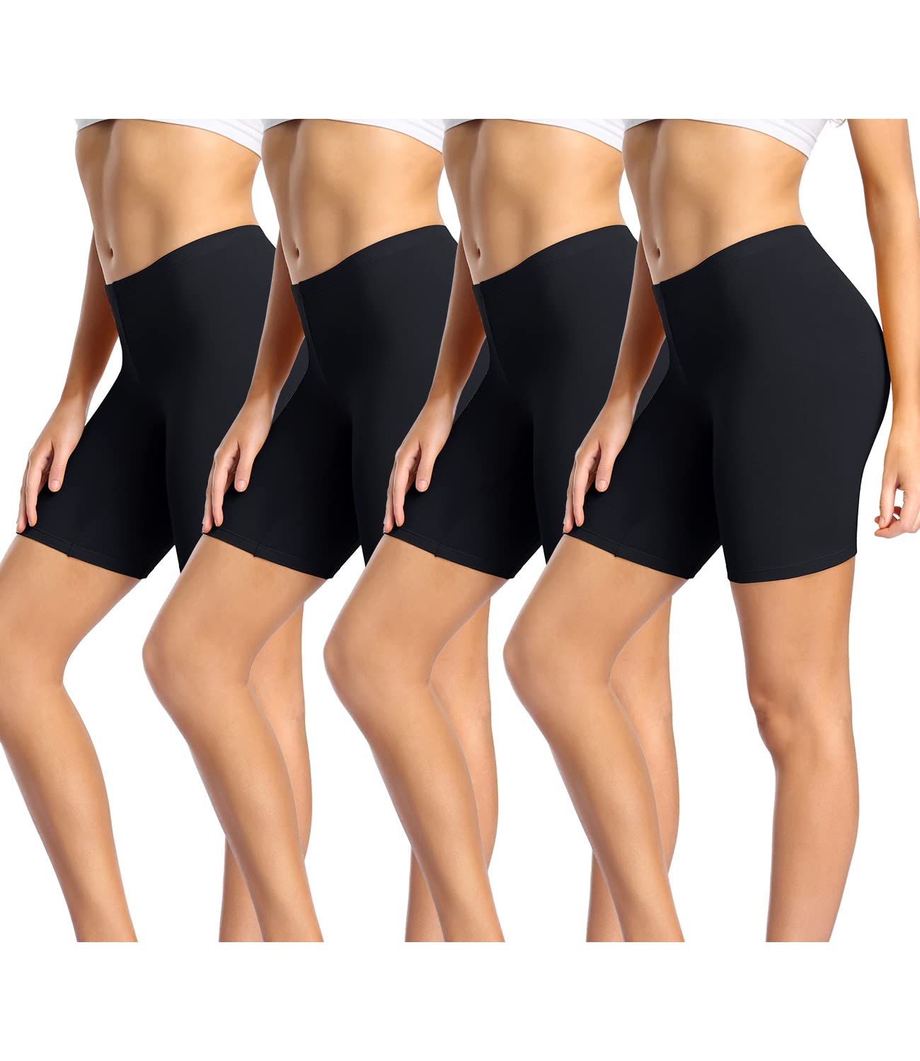 wirarpa Anti Frottement Cuisse Femme Short sous Robe Panty Coton Shorty Lot de 4 - fitnessterapy