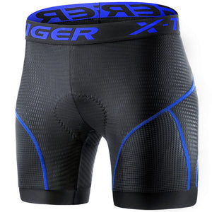 X - TIGER Montagne Cyclisme Shorts Velo avec Sweat Absorbent Volatility Fast Drying Padded 5D Gel pour Homme Femme - fitnessterapy