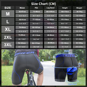 X - TIGER Montagne Cyclisme Shorts Velo avec Sweat Absorbent Volatility Fast Drying Padded 5D Gel pour Homme Femme - fitnessterapy