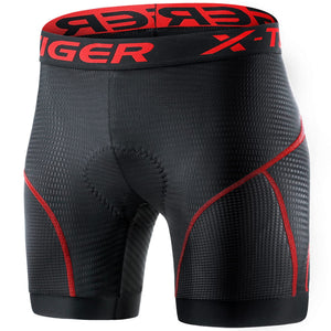 X - TIGER Montagne Cyclisme Shorts Velo avec Sweat Absorbent Volatility Fast Drying Padded 5D Gel pour Homme Femme - fitnessterapy