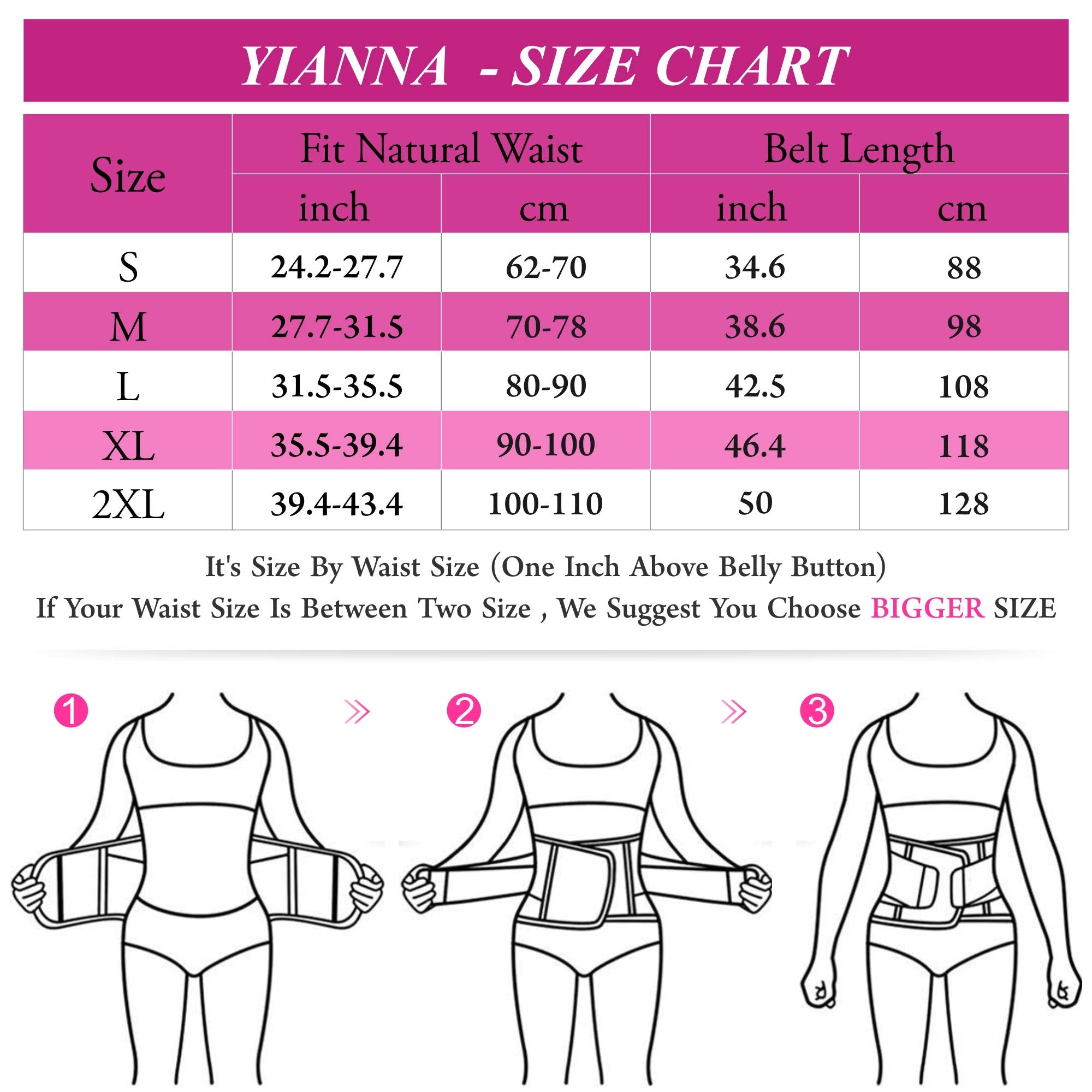 YIANNA Ceinture de Sudation Femme et Homme Abdominale Gaine Amincissante Ventre Plat Waist Trainer Sport - fitnessterapy