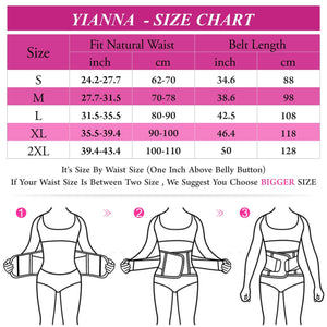 YIANNA Ceinture de Sudation Femme et Homme Abdominale Gaine Amincissante Ventre Plat Waist Trainer Sport - fitnessterapy