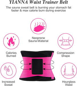 YIANNA Ceinture de Sudation Femme et Homme Abdominale Gaine Amincissante Ventre Plat Waist Trainer Sport - fitnessterapy