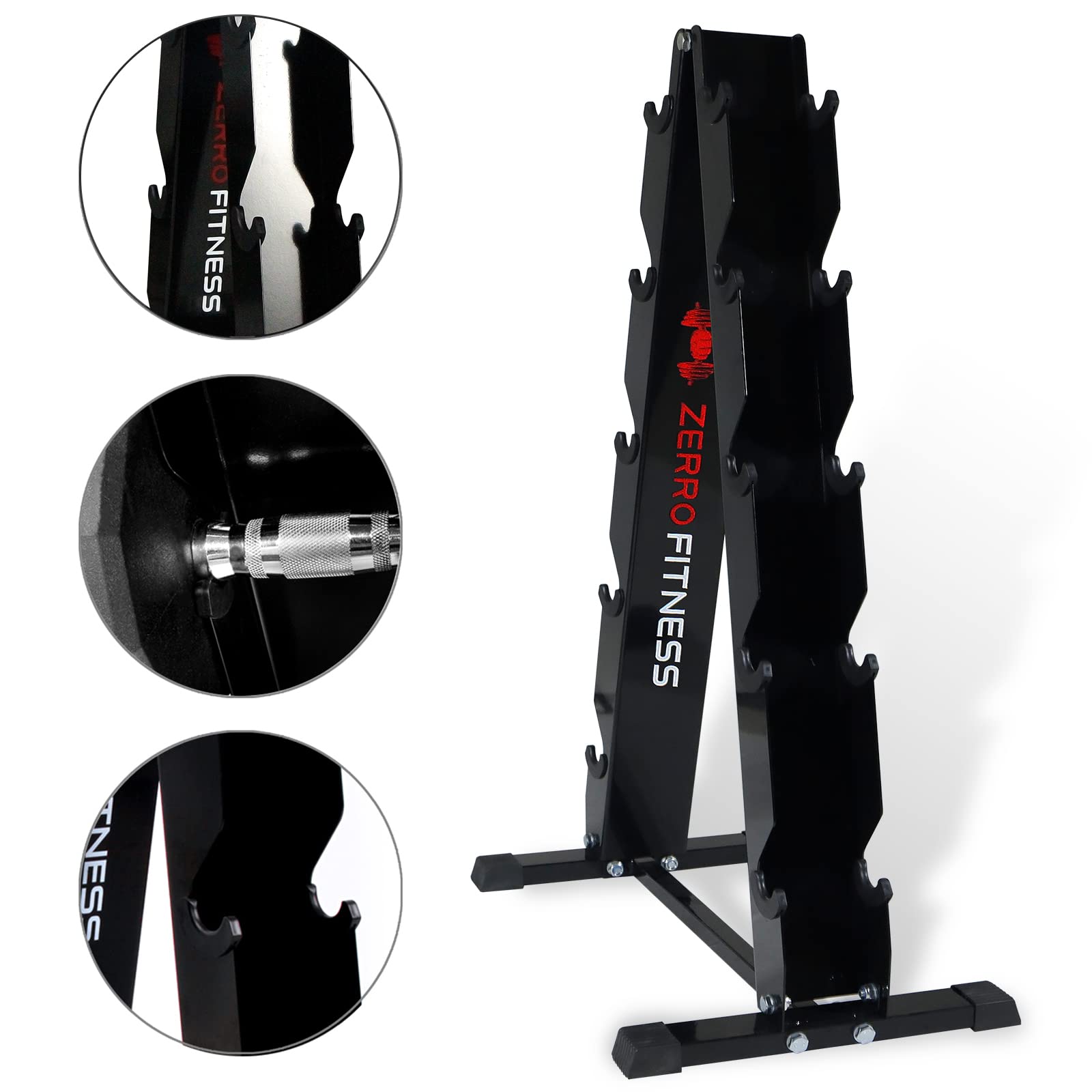 ZERRO Support d'haltères Professionnel Rack de Rangement pour haltères Max300kg… - fitnessterapy