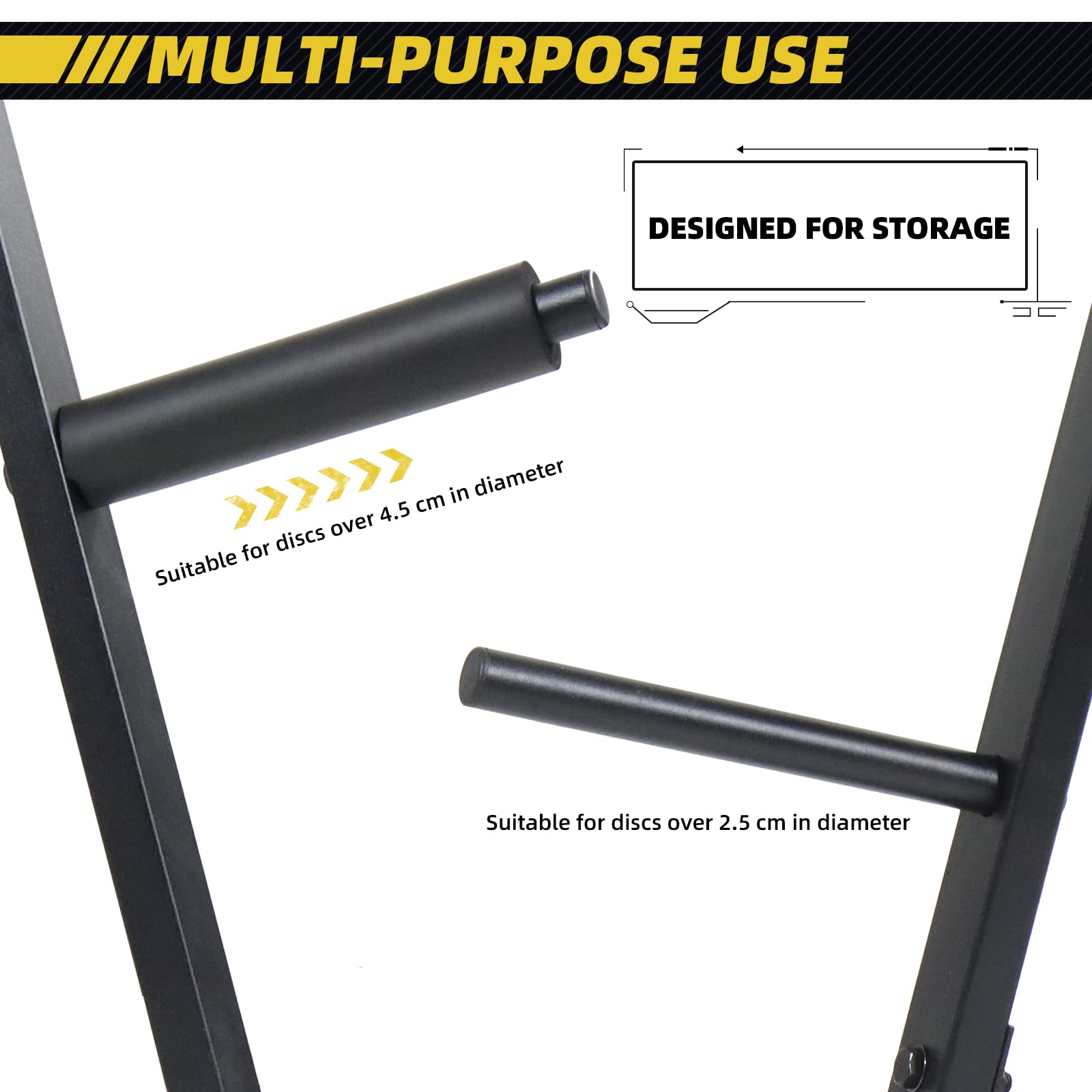 ZERRO Support d'haltères Professionnel Rack de Rangement pour haltères Max300kg… - fitnessterapy