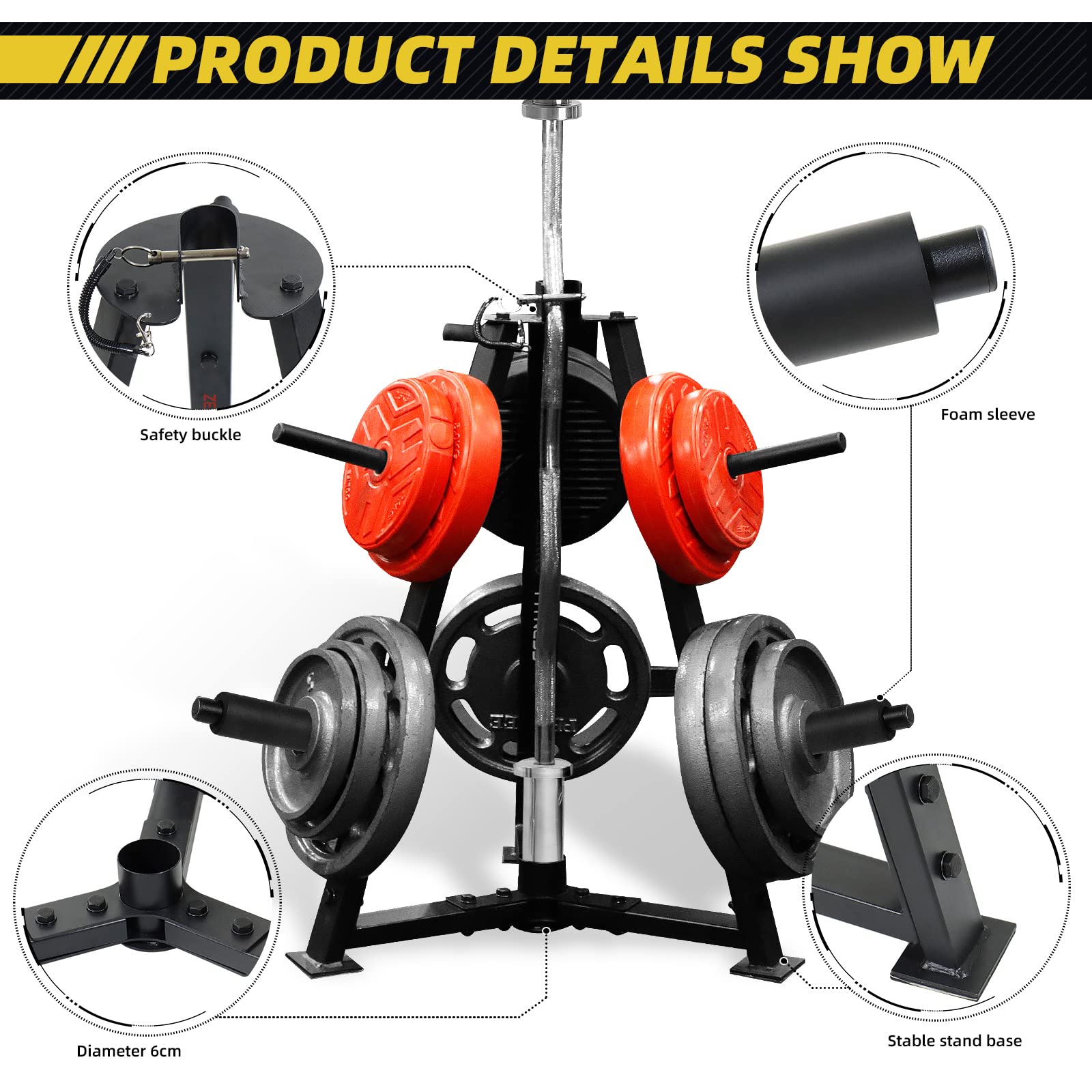 ZERRO Support d'haltères Professionnel Rack de Rangement pour haltères Max300kg… - fitnessterapy