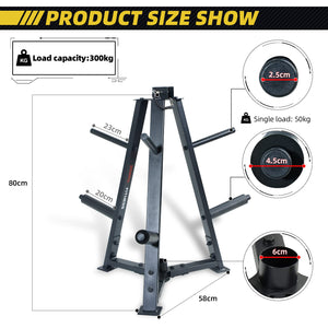 ZERRO Support d'haltères Professionnel Rack de Rangement pour haltères Max300kg… - fitnessterapy