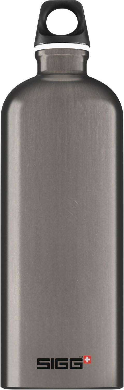 Traveller Gourde éco-conception- Gourde Aluminium Design élégant  - Étanche & Légère - Sans BPA - 0,6L / 1L - Fitnessterapy