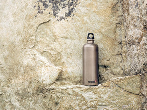 Traveller Gourde éco-conception- Gourde Aluminium Design élégant  - Étanche & Légère - Sans BPA - 0,6L / 1L - Fitnessterapy