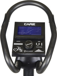 CARE FITNESS - Vélo Elliptique Motorisé CE-685-24 Niveaux de Difficulté - 24 Programmes - Compteur Écran LCD - Port USB - Porte Tablette - Compatible Application Kinomap - fitnessterapy