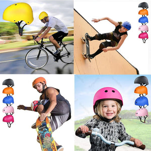 Casque de Kit de Protections 6 pièces Casque de BMX Pads Genouillères de coude avec des protège-Poignets pour Patin, vélo, Skateboard, Scooter - fitnessterapy