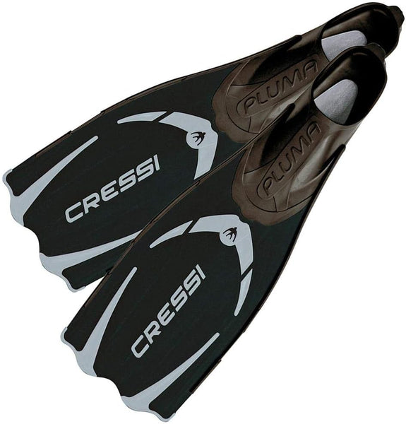 Palmes De Plongée Cressi Pluma - Technologie 3 Matières - Polypropylène - Confort Et Performance - Made In Italy