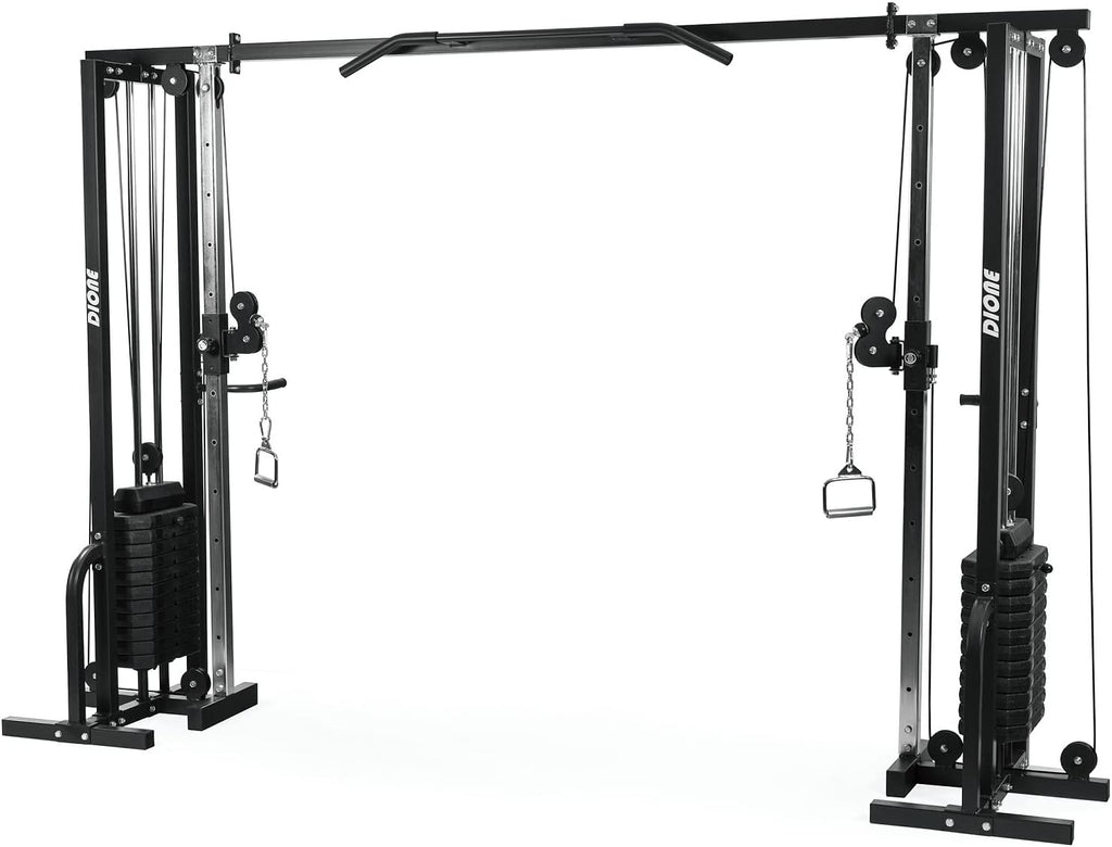Dione Cable Crossover 2 x 80 kg Station de musculation – Câble multi-câbles – Fitness Training Center – Gym à domicile - fitnessterapy
