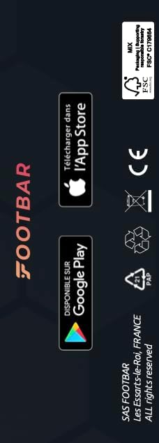 Footbar Meteor - Tracker d'Activité pour Le Football. Application de Suivi et évaluation de la Performance au Foot et du Style de Jeu pour iOS Android - fitnessterapy