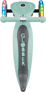 Globber - PRIMO FOLDABLE LIGHTS - Trottinette pliable, lumineuse à 3 roues pour les enfants âgés de 3 à 6 ans + - fitnessterapy