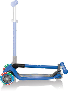 Globber - PRIMO FOLDABLE LIGHTS - Trottinette pliable, lumineuse à 3 roues pour les enfants âgés de 3 à 6 ans + - fitnessterapy