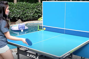 JOOLA Table de ping-Pong Professionnelle en Aluminium 6 mm - Surface Composite résistante aux intempéries - Montage Rapide - fitnessterapy