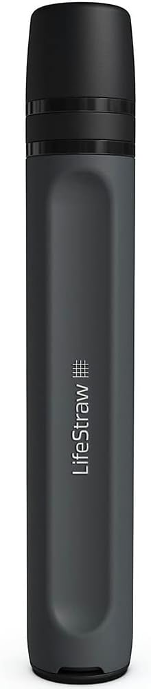 LifeStraw Peak Series - Paille filtrante Personal Water pour filtration, urgence, survie, et hydratation ultra-légère ; Sans BPA, Mountain Blue (bleu) - fitnessterapy