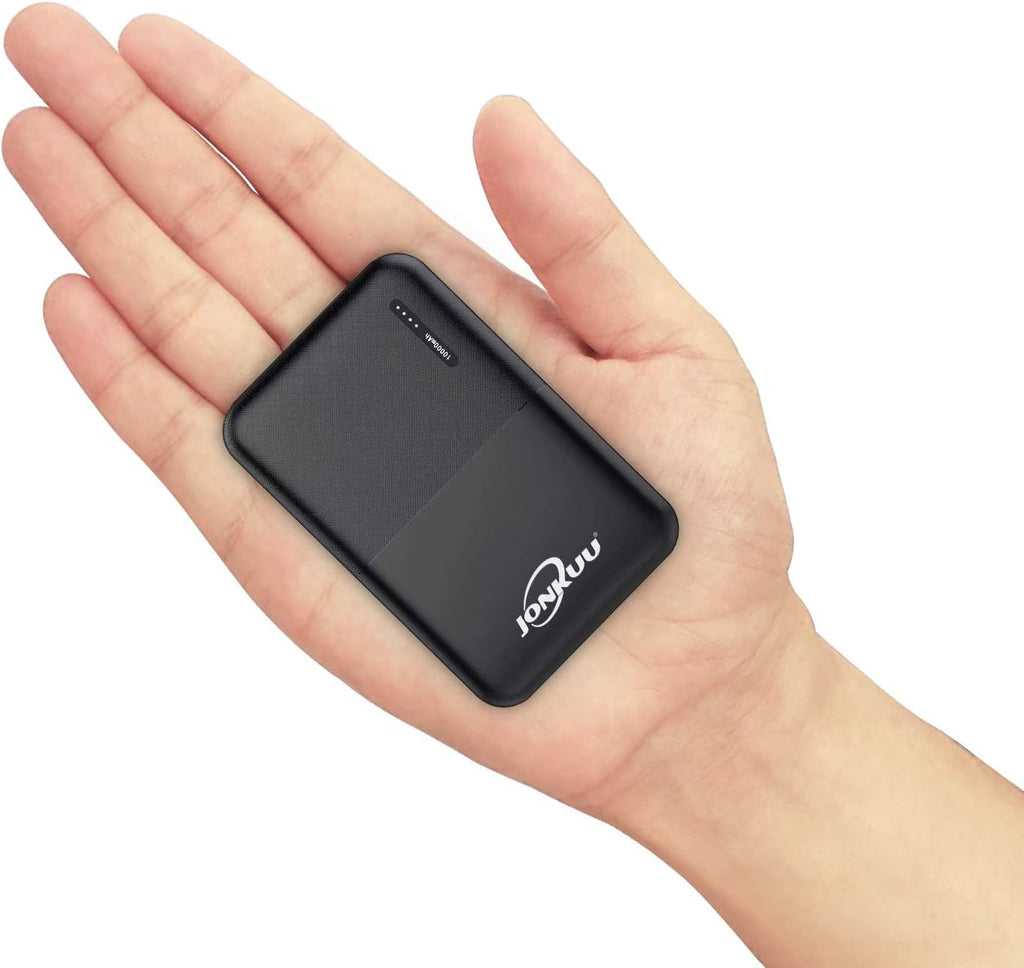 Mini Ultra Compact Power Bank Batterie Externe 10000mAh (Noir) - fitnessterapy