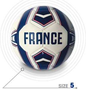 mondo Sport - Team France Ballon de Football Cousu - fitnessterapy
