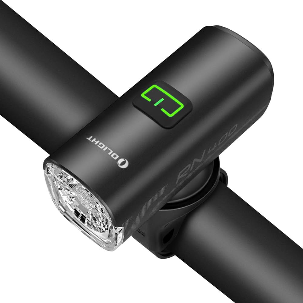 OLIGHT RN 400 Éclairage Vélo Étanche IPX 7 Lampe Avant Vélo Puissante 400 Lumens L'Autonomie 7 Heures Appuyez Pendant 5 Secondes pour La Déverrouiller Garantie 2 Ans Lampe Rechargeable Rapide - fitnessterapy