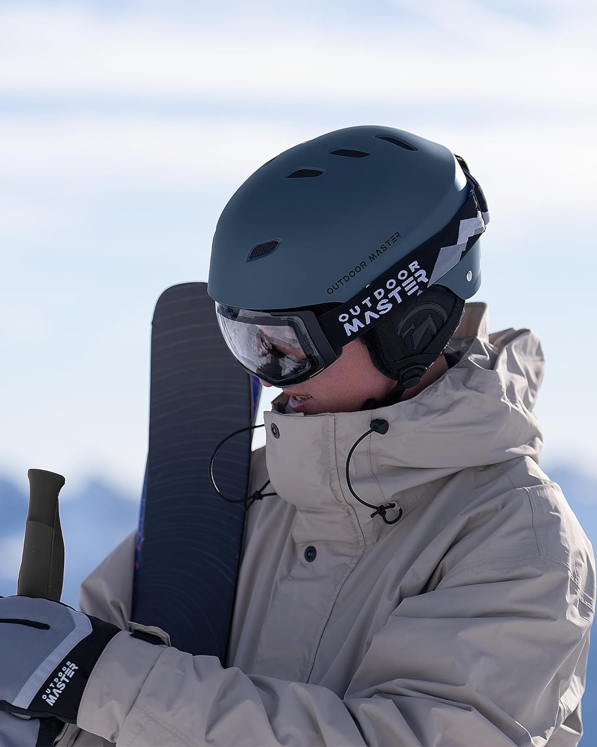 OutdoorMaster Kelvin Casque de Ski - Casque de Snowboard pour Hommes, Femmes & Jeunes - fitnessterapy