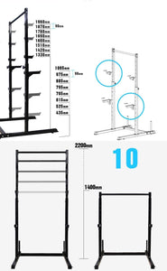Pull Up Fitness - rack de musculation, Noir - fitnessterapy