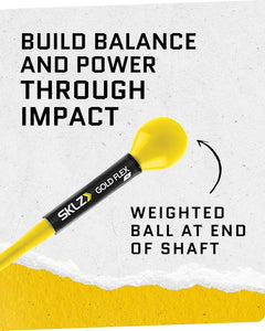 SKLZ - Gold Flex 48 - Aide d'exercice de force et de rythme pour golf - Jaune/Noir - 48" - fitnessterapy