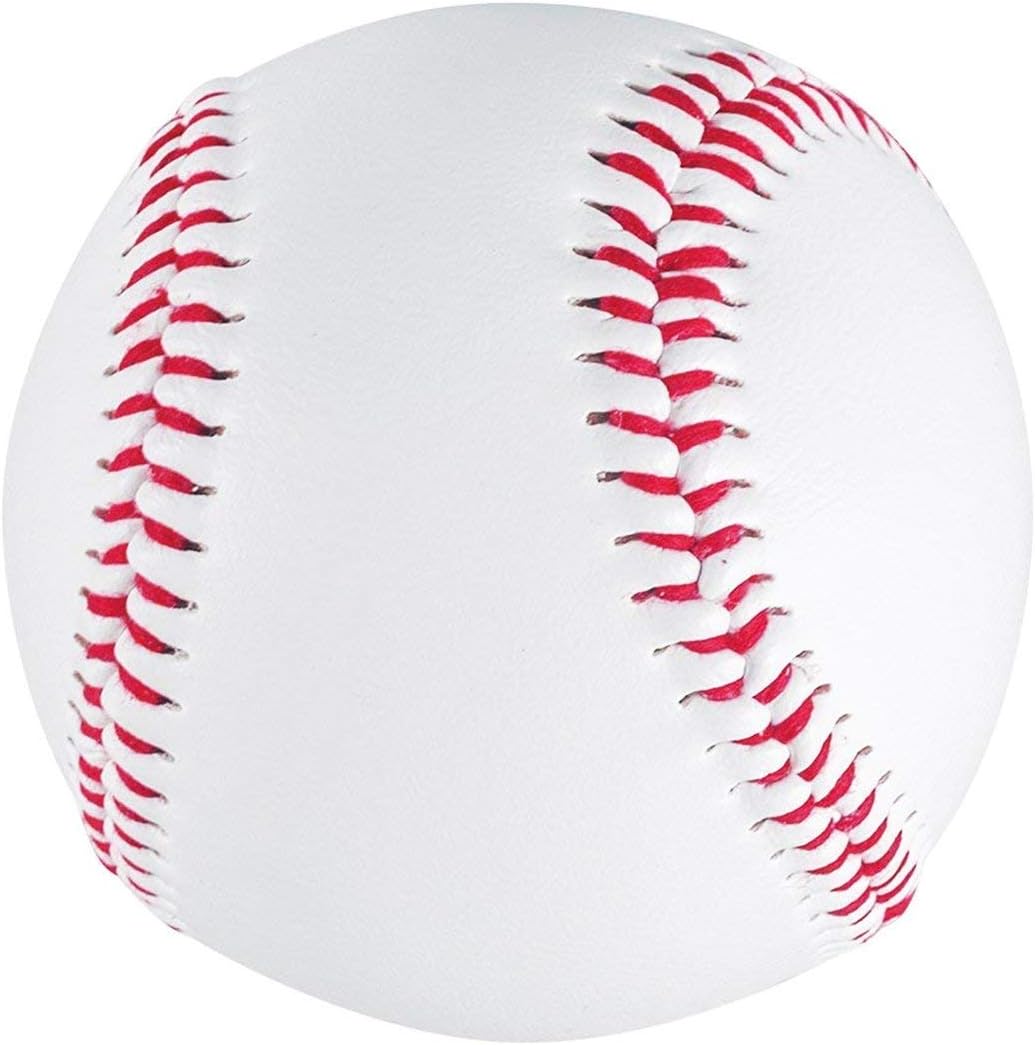 Tebery Lot de 12 Baseball Official League Individual, Taille en Officielle Softball, Jeu de Loisirs Baseball - fitnessterapy