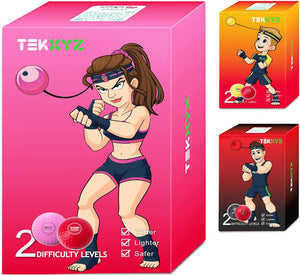 TEKXYZ Balle De Réflexe De Boxe Boxing Reflex Ball - fitnessterapy