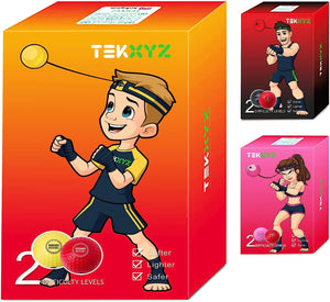 TEKXYZ Balle De Réflexe De Boxe Boxing Reflex Ball - fitnessterapy