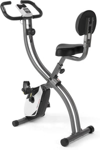Ultrasport F-Bike 150/200, vélo d'appartement, 8 niveaux de résistance, support de tablette, capteurs de pouls manuels, pliable, peu encombrant - fitnessterapy