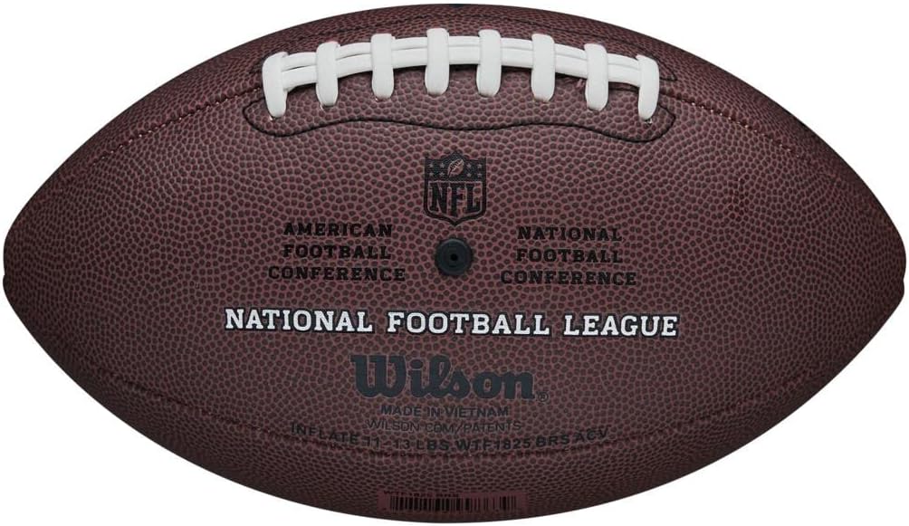 Wilson Ballon de Football Américain, NFL DUKE REPLICA, Cuir Mélangé, Taille Officielle - fitnessterapy