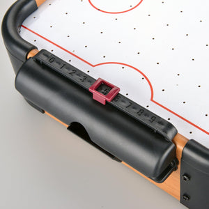 WIN.MAX Mini Table de Hockey sur air en Bois MDF Construction Durable Beaucoup de Jeu Amusant pour Les Vacances d'anniversaire - fitnessterapy